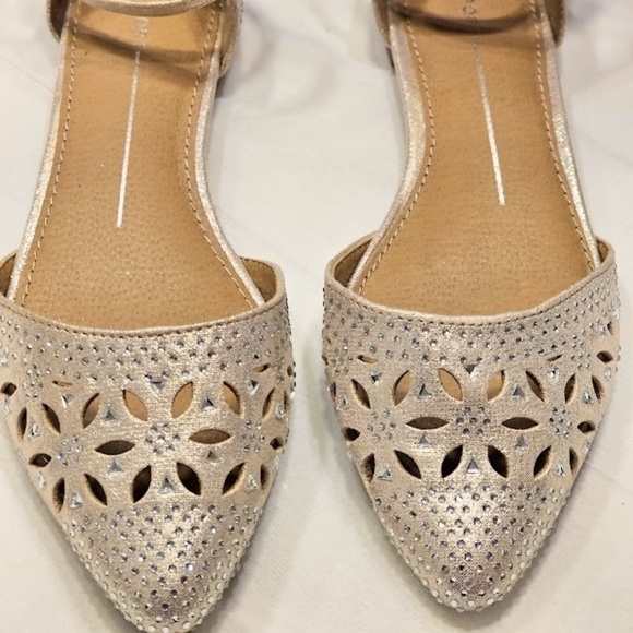 Report Reisling Champagne Ankle Strap Shoes NEW - Picture 7 of 7